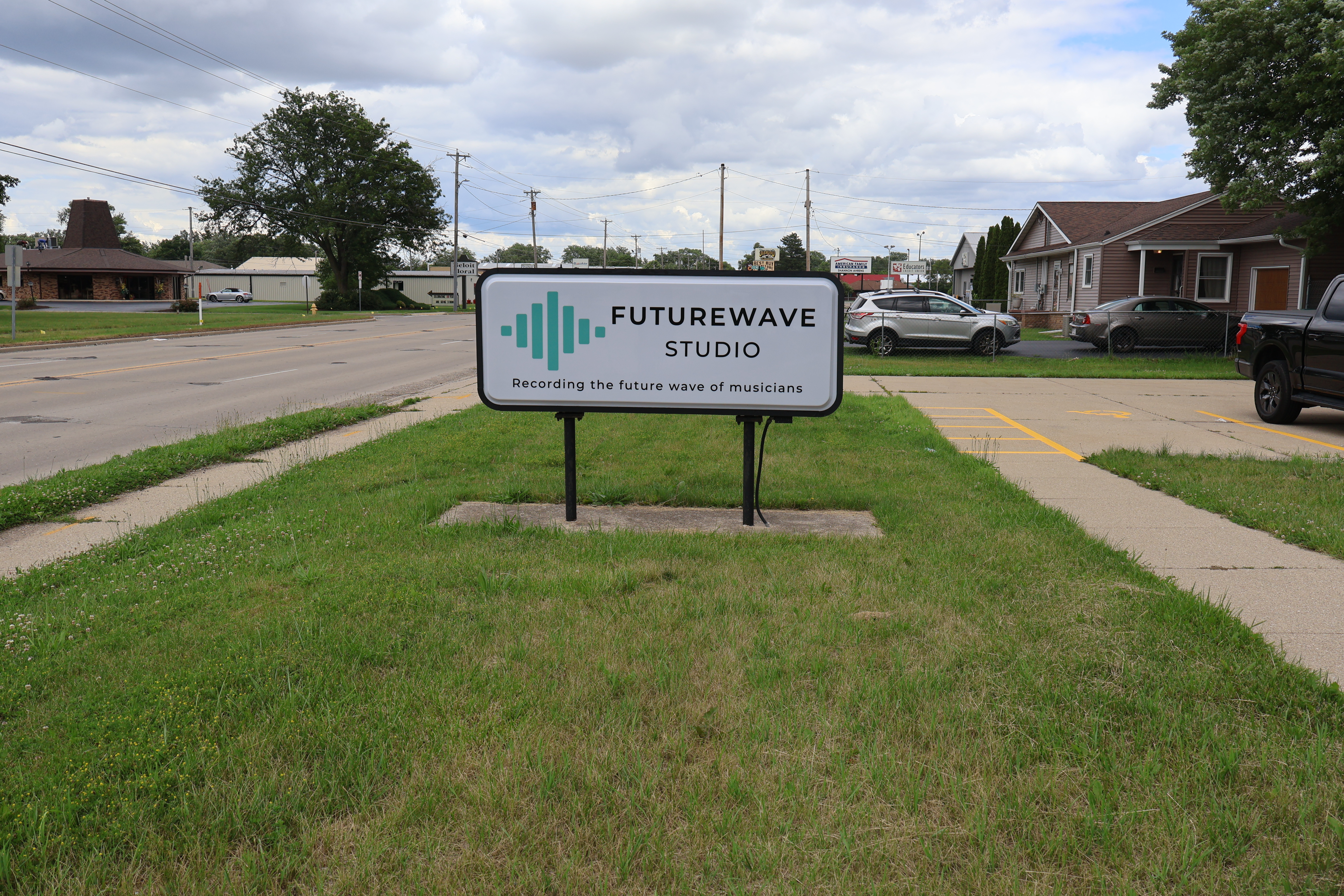 FutureWave Studio sign
